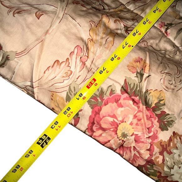 RALPH LAUREN Hydrangea Flora Natural FULL/QUEEN Comforter Vintage USA Made - Picture 10 of 11